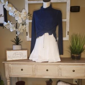 Cloud Chaser deep royal blue long sleeve sweater